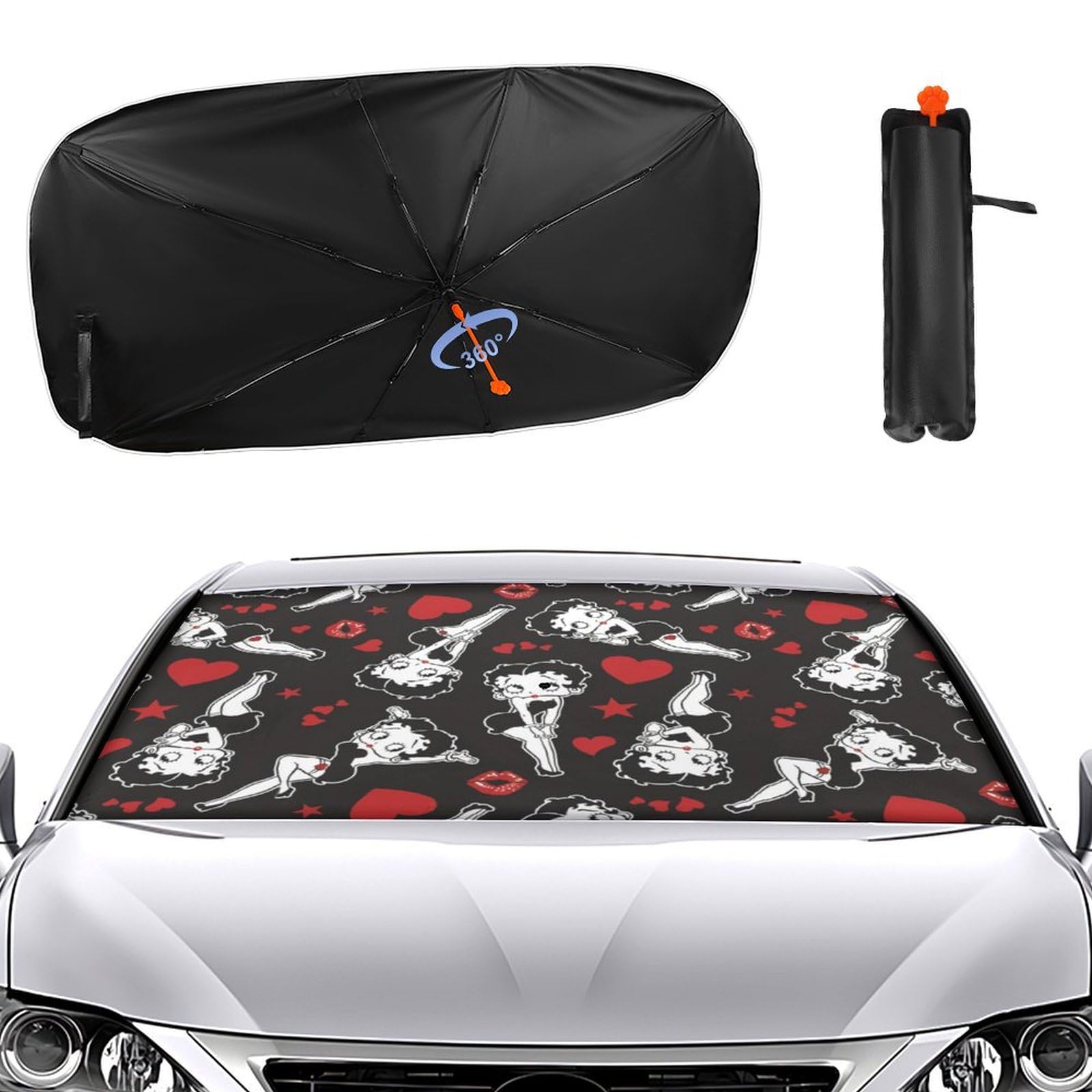 Amazon | ベティちゃん ベティブープ (1) 車用 サンシェード 傘